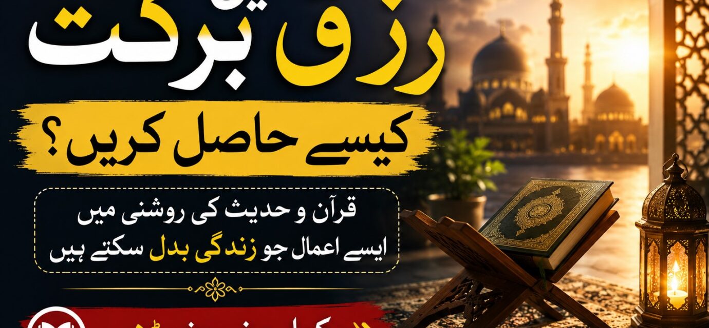 رزق میں برکت حاصل کرنے کے اسلامی طریقے