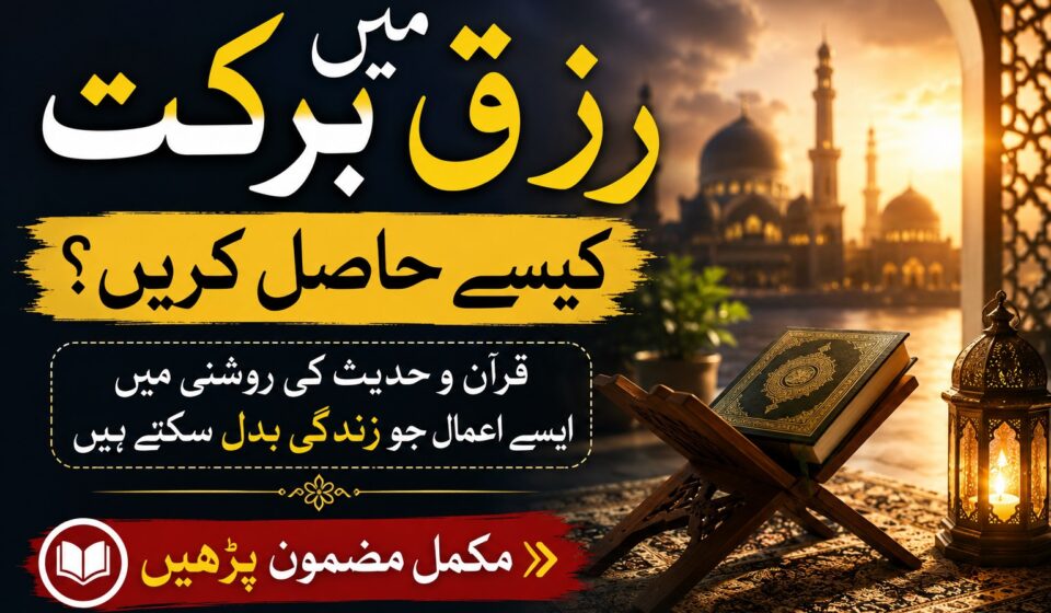 رزق میں برکت حاصل کرنے کے اسلامی طریقے
