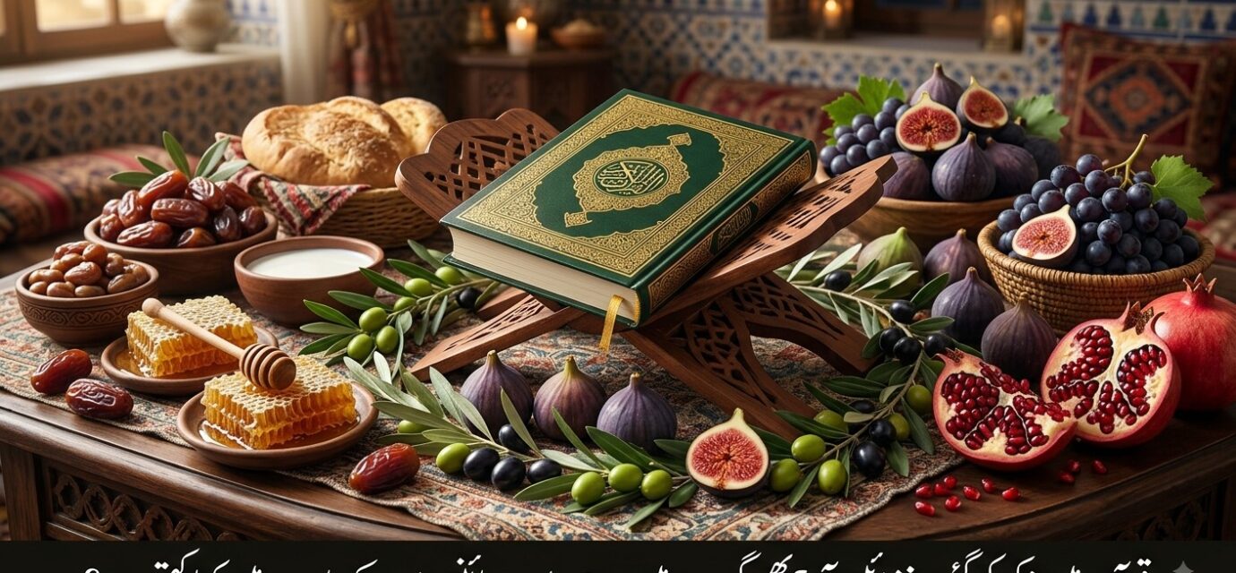 قرآن میں ذکر کی گئی غذائیں