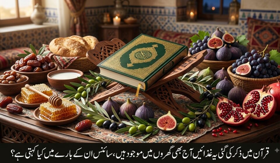 قرآن میں ذکر کی گئی غذائیں