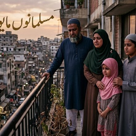 قرآن مجید کے ساتھ دعا کرتے ہوئے مسلمان، صبر اور اللہ پر بھروسے کی علامت